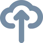 Cloud Upload SVG Icon